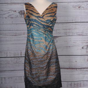 Ann Klein, Patterned Dress, Size 6